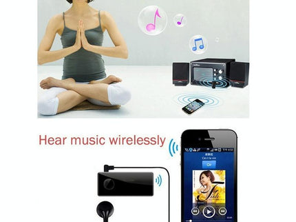 Wireless Car Bluetooth Handsfree Receiver With Mic For Iphone-1915197495563128839