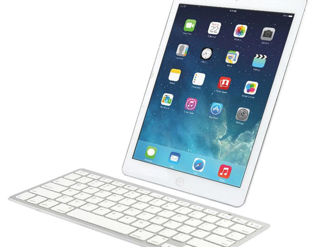 Ultra-Thin Bluetooth Keyboard For Ipad Air / Mini Iphone Ps3 - White-1915197632926584833