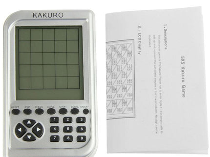 Large Screen 5X5 Electronic Kakuro Game Machine-1915197668154544132