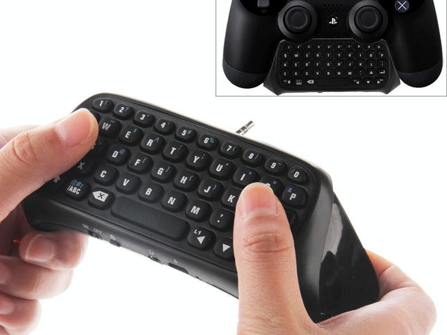 Bluetooth Keyboard For Ps4 Controller - Black-1915196499235573761