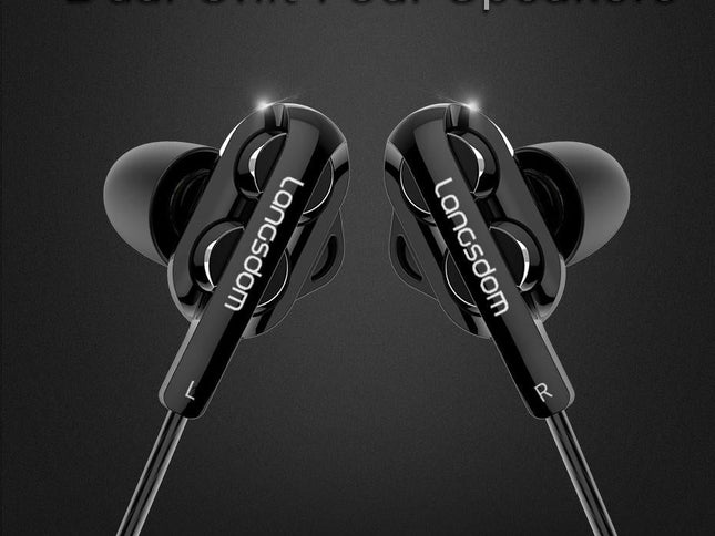 Black Double Moving Coil Wheat Headset-1915196760691707906