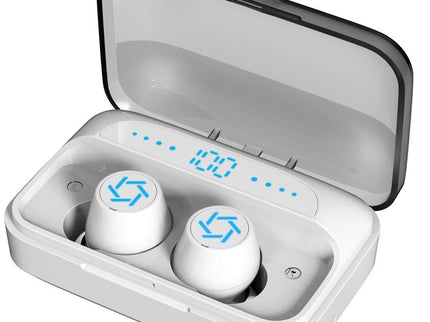 Wireless Bluetooth Earphones With Charging Box - White-1915196631632973825