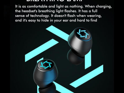 Wireless Bluetooth Earphones With Charging Box - White-1915196631632973827