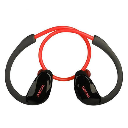 Red Dacom Athlete Bluetooth Earphones With Mic - Sport Running Stereo-1915196589887066112