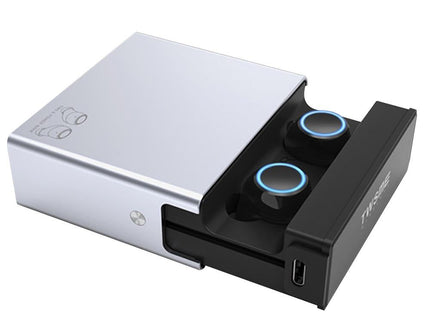 Wireless Tws Earphones With Charging Box - V7 Bluetooth 5.0 - Silver-1915196601257824264