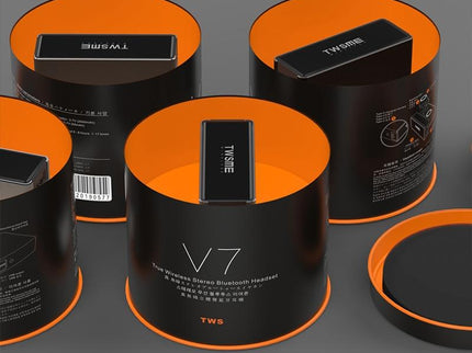 Wireless Tws Earphones With Charging Box - V7 Bluetooth 5.0 - Silver-1915196601257824263