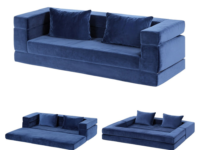 Artiss Convertible Folding Sofa Bed Pull Out Mattress Foldable Lounge Couch Chair