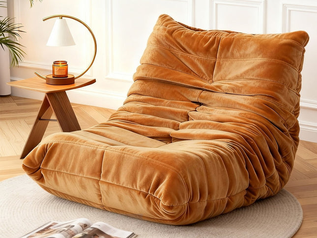 Artiss Lazy Sofa Accent Chair Floor Couch Leisure Lounge Foam Pouffe Recliner
