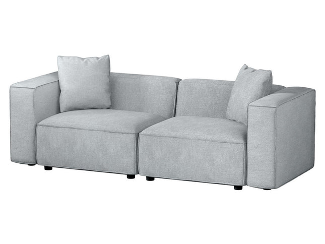 Artiss Modular Sofa Chaise Set 2-Seater Grey