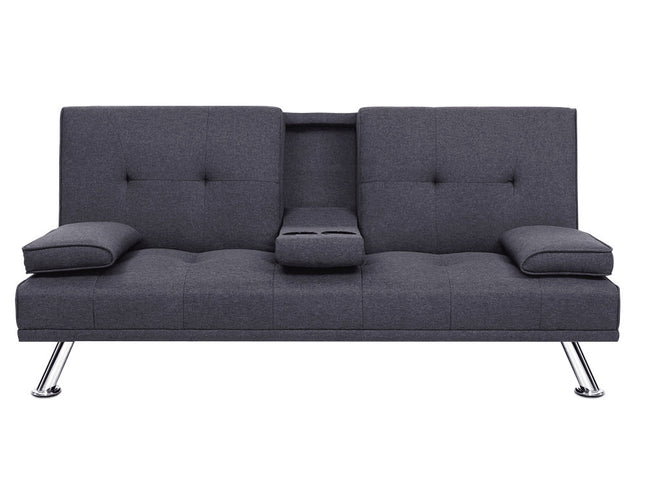 Artiss Sofa Bed 175CM Dark Grey Fabric