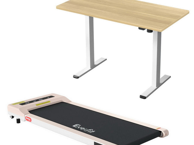 Artiss Electric Treadmill with 140cm Automatic Standing Desk Walking Pad 360mm