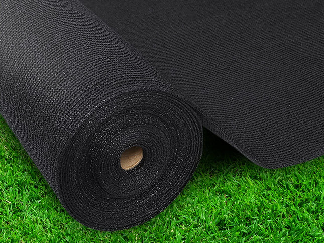Instahut 90% Shade Cloth 1.83x30m Shadecloth Sail Heavy Duty Black