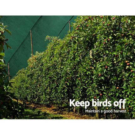 Instahut 30% Shade Cloth 1.83x50m Shadecloth Wide Heavy Duty Green