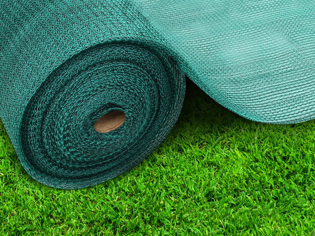 Instahut 30% Shade Cloth 3.66x20m Shadecloth Wide Heavy Duty Green