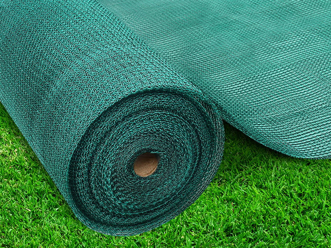 Instahut 30% Shade Cloth 3.66x30m Shadecloth Wide Heavy Duty Green