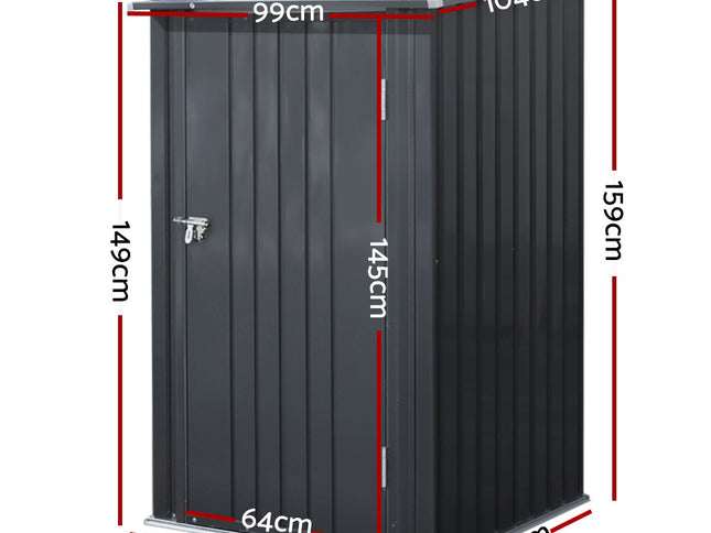 Giantz Garden Shed 0.99x1.04M Sheds Outdoor Tool Storage Workshop House Steel