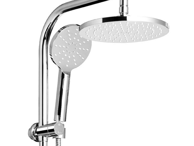Cefito 9'' Rain Shower Head Set Handheld Round High Pressure Chrome
