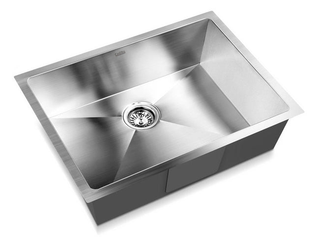Cefito Kitchen Sink 60X45CM Stainless Steel Basin Single Bowl Silver