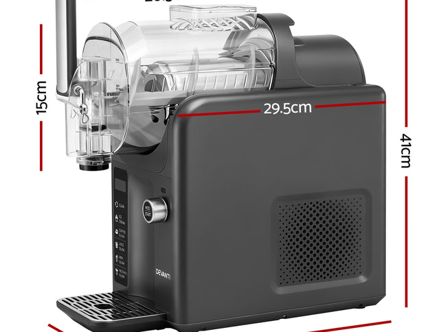 Devanti 5in1 Slushie Machine Ice Cream Maker 2L Grey