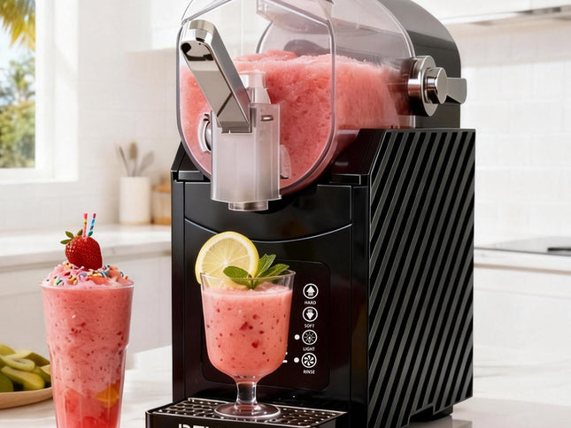 Devanti 1.8L Slushie Machine Maker Frozen Smoothies Milkshakes Black