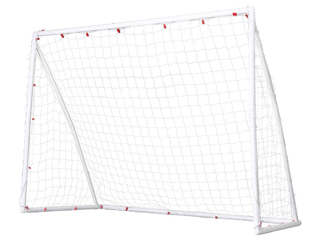 Everfit 8FT Soccer Football Goal Net UPVC Frame with PE Mesh Weatherproof Portable Goals for Backyard Training Competitive Play