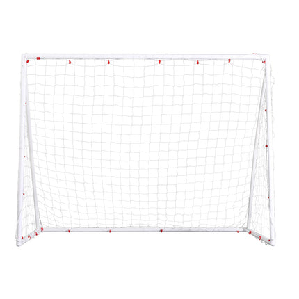 Everfit 8FT Soccer Football Goal Net UPVC Frame with PE Mesh Weatherproof Portable Goals for Backyard Training Competitive Play