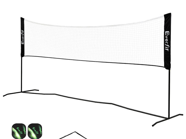 Everfit 3.6M Badminton Tennis Net Portable Volleyball Kit Adjustable Height