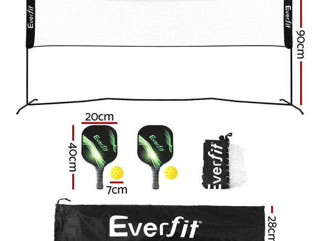 Everfit 3.6M Badminton Tennis Net Portable Volleyball Kit Adjustable Height