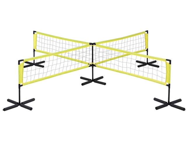 Everfit Water Volleyball Net Set Portable Swimming Pool Nets Game 4 Anchor Bags