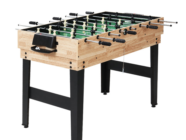 10-in-1 Games Table Soccer Foosball Pool Table Tennis Air Hockey Chess Cards