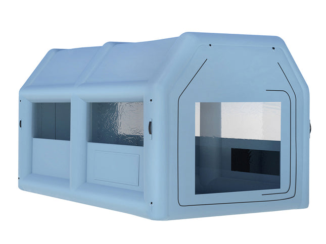 Giantz Inflatable Spray Booth 4X3M Car Paint Tent Filter System Blower