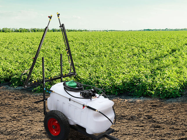 Giantz Weed Sprayer 100L Trailer 3M Boom Garden Spray