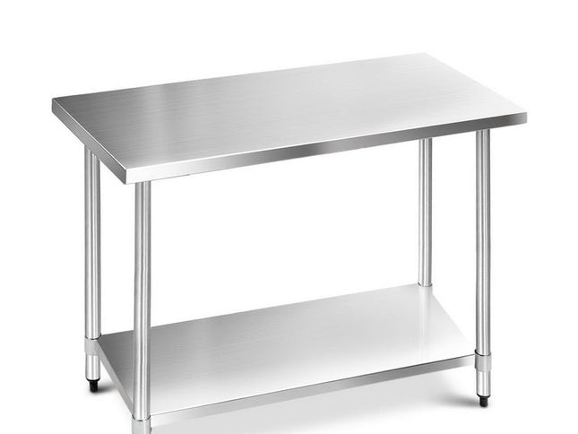 Cefito 1219x610mm Stainless Steel Kitchen Bench 304