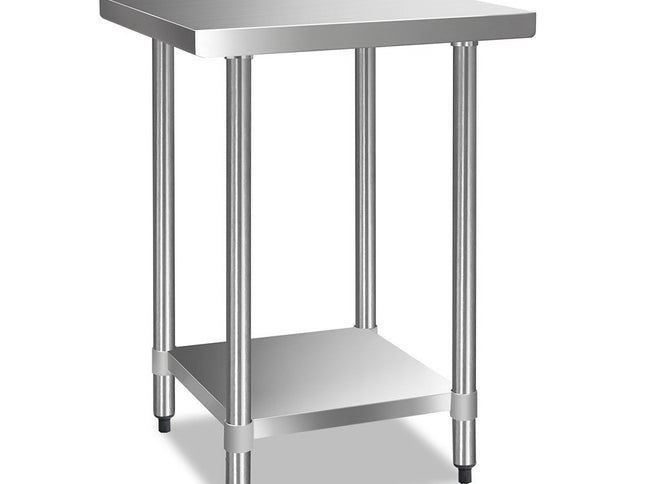 Cefito 610x610mm Stainless Steel Kitchen Bench 430