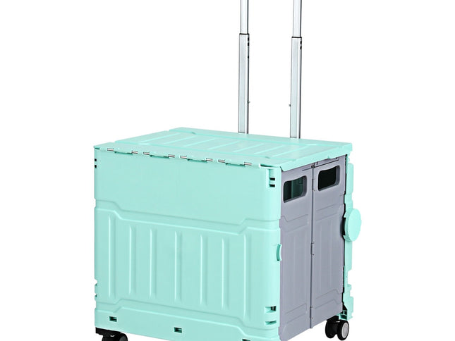 Emajin Shopping Trolley Cart 75L Foldable Green