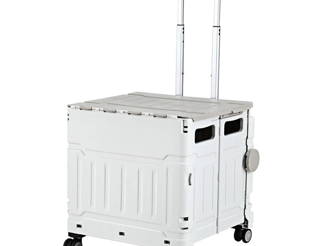 Emajin Shopping Trolley Cart 75L Foldable White