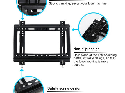 Universal 1.5Mm Tv Wall Mount Bracket For 32-70 Inch Lcd Screens-1915197258635284483
