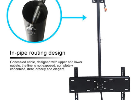 Universal Adjustable Tv Wall / Ceiling Mount - 32-65 Inch Height & Angle - 2M-1915197042855120899