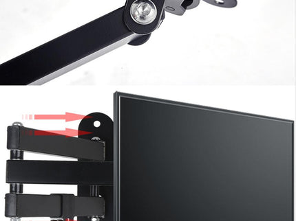 Universal Rotatable Retractable Monitor Wall Mount - 14-27 Inch-1915197476487434243