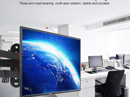 Universal Rotatable Retractable Monitor Wall Mount - 14-27 Inch-1915197476487434245