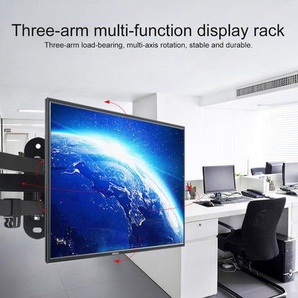 Universal Rotatable Retractable Monitor Wall Mount - 14-27 Inch-1964932257076613125