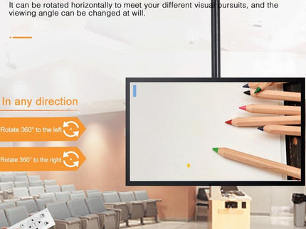Adjustable Single Screen Tv Wall / Ceiling Mount - 32-65 Inch 0.5-2M Range-1915198423863267336