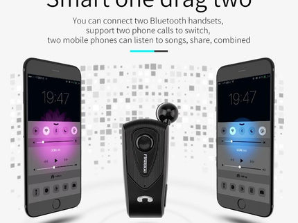 Retractable Bluetooth Headset With Caller Reminder And Anti-Theft Vibration-1915198280875249668