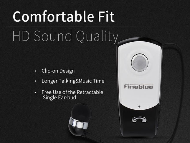 Retractable Bluetooth Headset With Caller Vibration Reminder-1915198135861383169