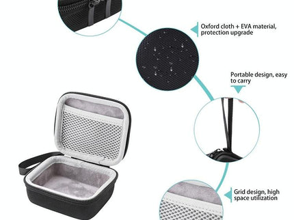 Travel Case For Jbl Go / Go 2 - Black / Red-1915196694623031299