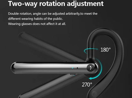180 Degree Rotating Bluetooth 5.0 Wireless Earphones With Noise Cancellation And Mic-1915196819340660740