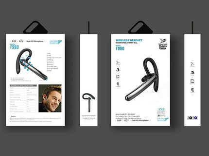180 Degree Rotating Bluetooth 5.0 Wireless Earphones With Noise Cancellation And Mic-1915196819340660744