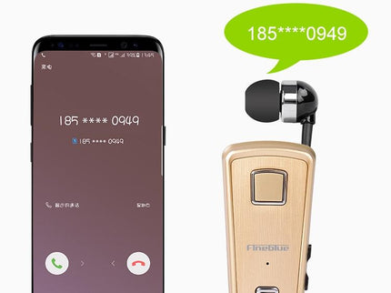 Retractable Bluetooth Headset With Caller Reminder And Anti-Theft Feature-1915198279986057219