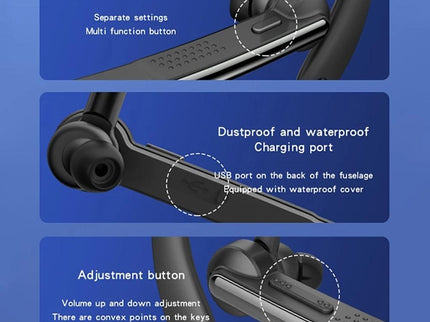Wireless Bluetooth Earphone With Noise Cancelling And Mic - Black-1915196863846420486