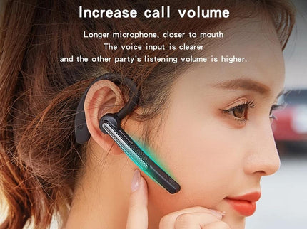 Wireless Bluetooth Earphone With Noise Cancelling And Mic - Black-1915196863846420487